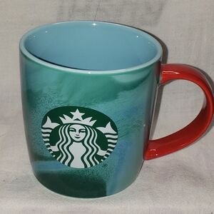 Beautiful 2024 Starbucks ©️ Emerald Green Marbled Mermaid Siren Mug